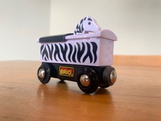 brio zebra wagon