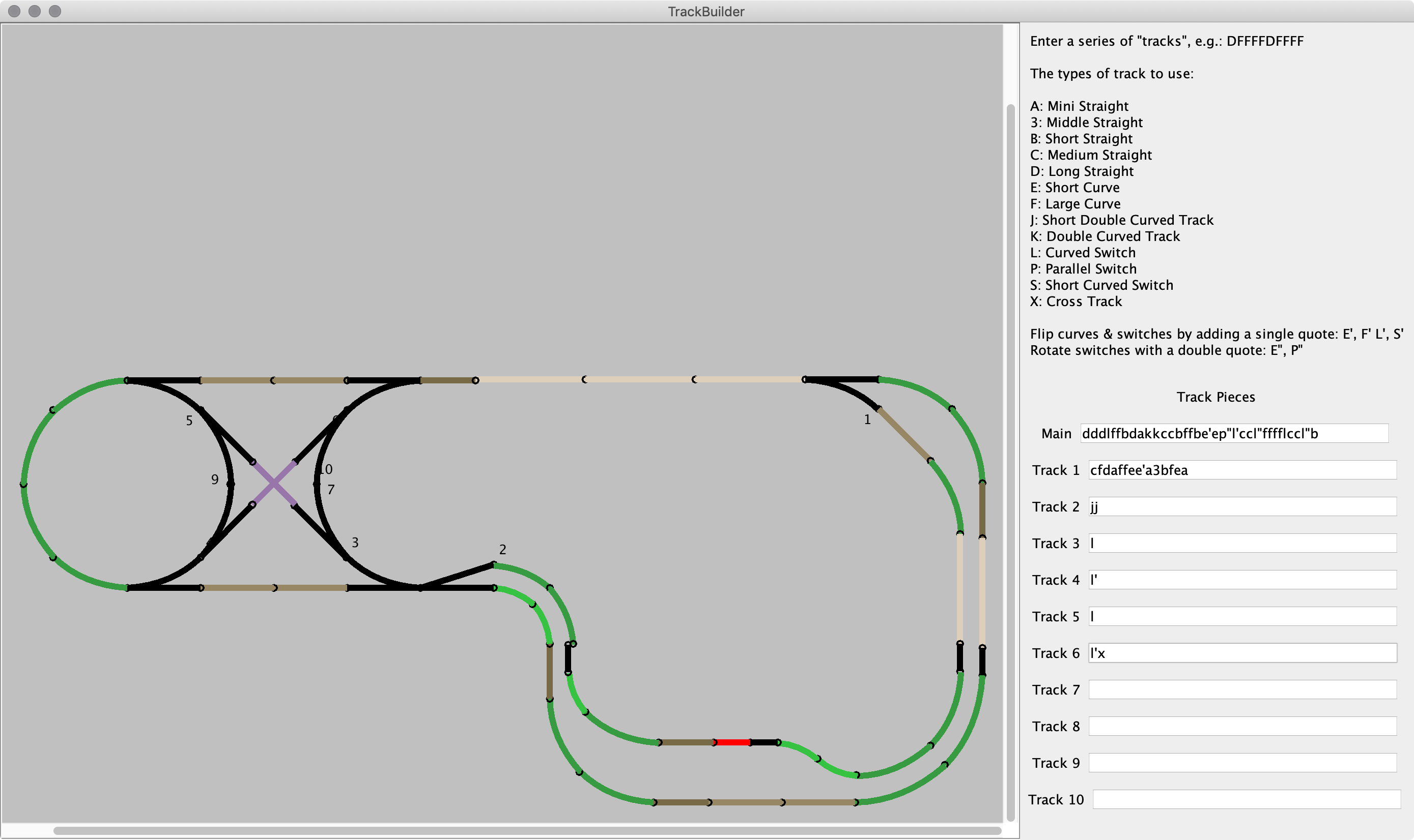 Brio track layout schematics