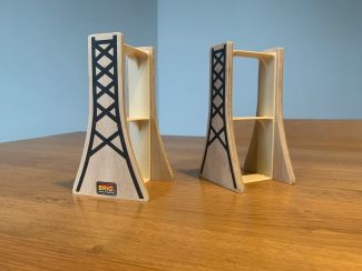 BRIO 33557 Tall Bridge Supports