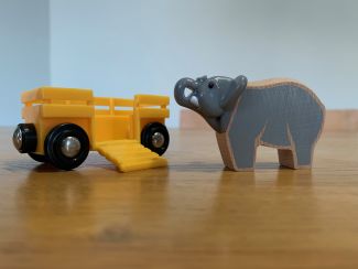 BRIO 33969 Elephant & Wagon