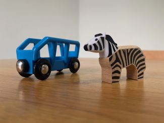 brio zebra wagon