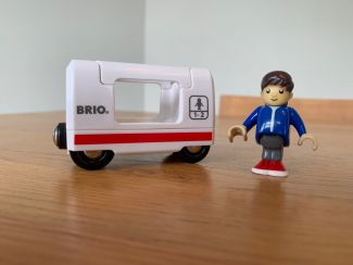 BRIO 33509 Travel Wagon & Boy