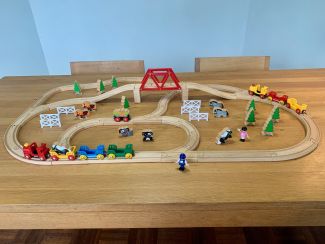 BRIO 33034 Train and Riding School Set